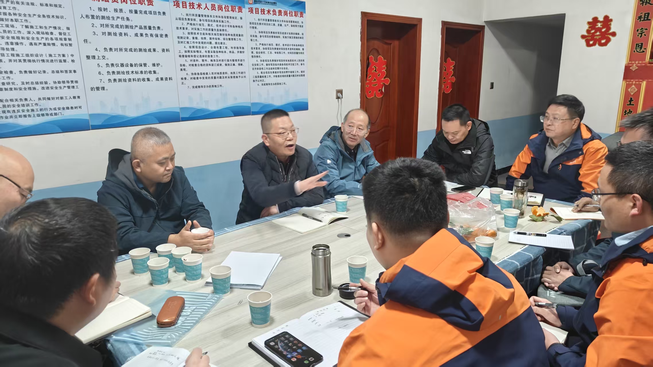 李晴日率队到空间所冷水江市白云岩锑矿资源调查项目开展安全检查